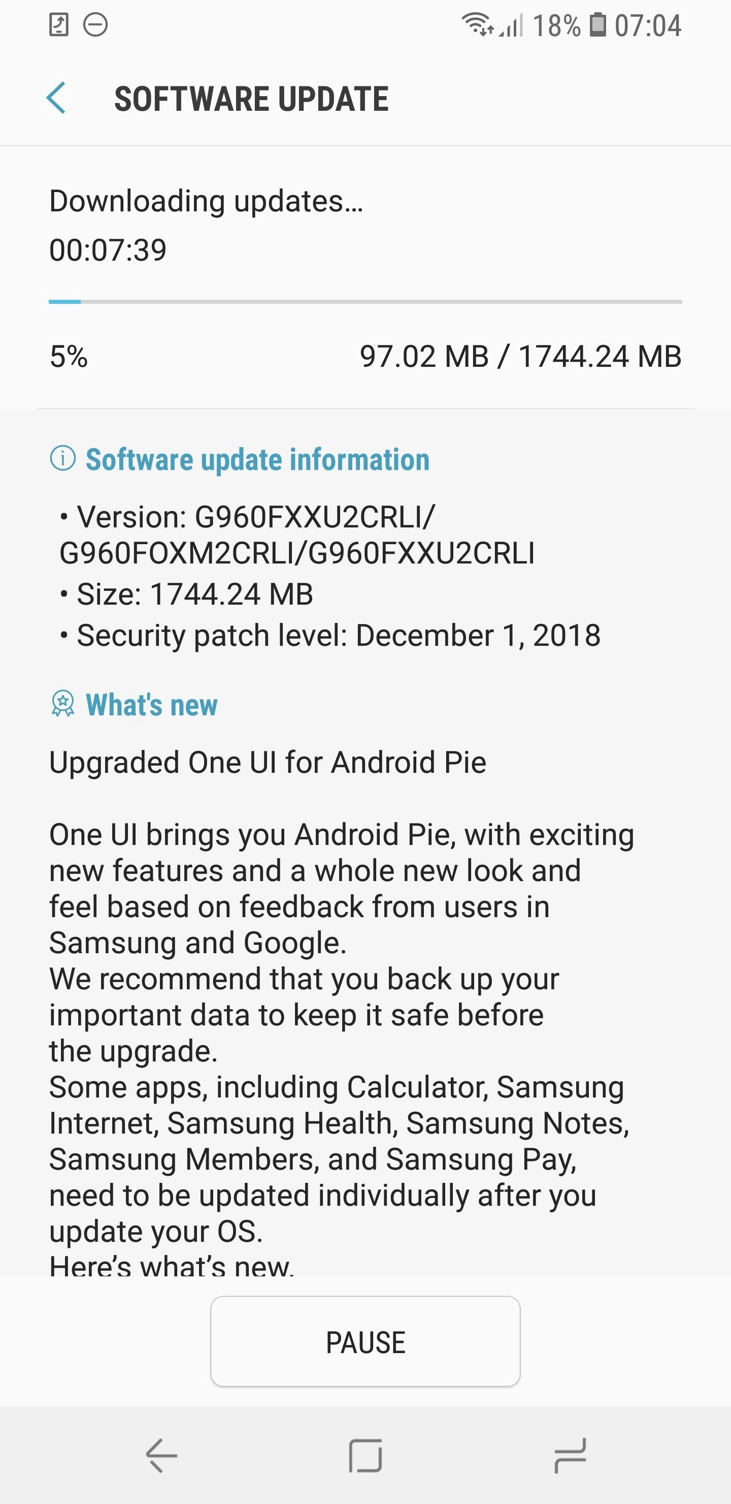 Samsung Galaxy S9/S9+ nhận được bản cập nhất
Android 9 Pie sớm hơn so với dự kiến