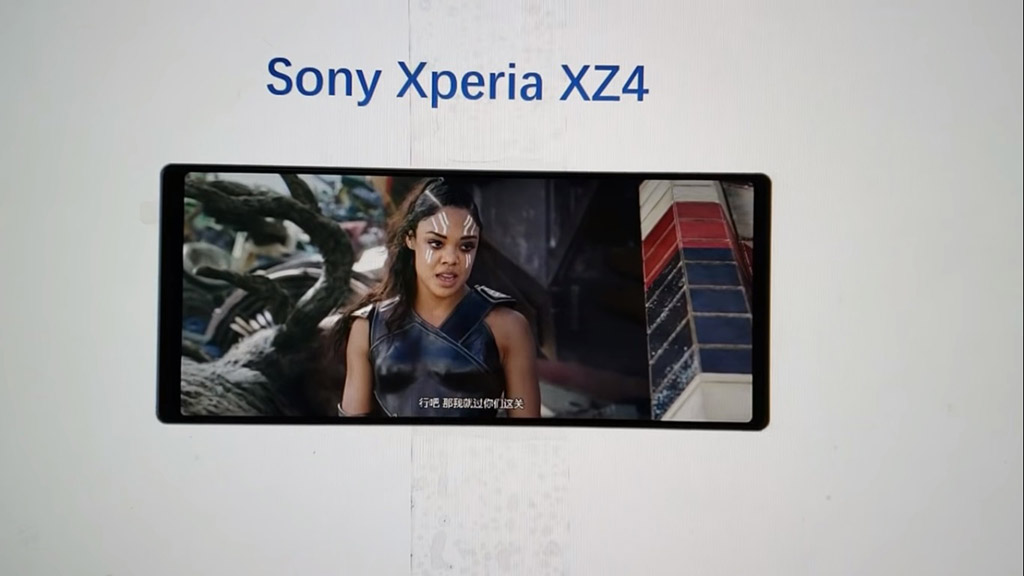 Sony Xperia XZ4 lộ diện màn hình với tỉ lệ 21:9 thông qua video