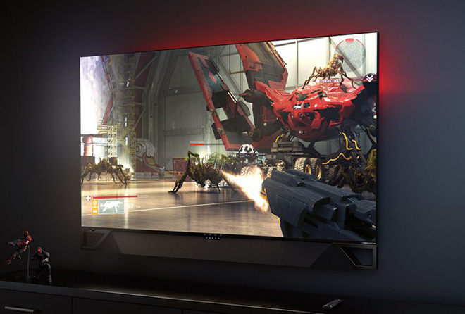 [CES 2019] HP ra mắt
màn hình chơi game kích thước siêu khủng 64,5 inch với tên
gọi Omen X Emperium 65, giá 5.000 USD