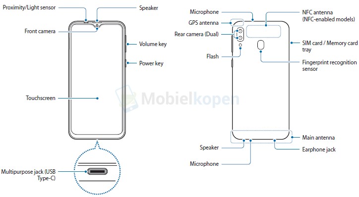 Samsung hé lộ Galaxy M series mới với thiết kế
màn hình giọt nước