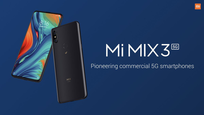 [MWC 2019] Xiaomi
trình làng phiên bản 5G của flagship Mi Mix 3 với camera
trượt