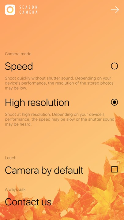 Hướng dẫn tải về miễn phí bộ ứng dụng Season
Camera dành cho iPhone