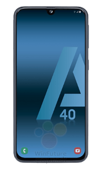 Samsung Galaxy A40 lộ
thiết kế với màn hình Infinity-U, 2 camera sau, ra mắt vào
ngày 10/4?