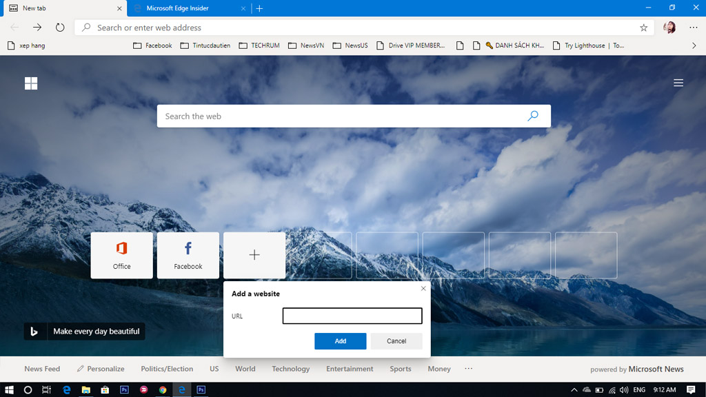 Chia sẻ file cài đặt
Microsoft Edge nhân Chromium, bộ cài nhẹ, tốc độ load nhanh
và cho phép cài tiện ích của Google Chrome