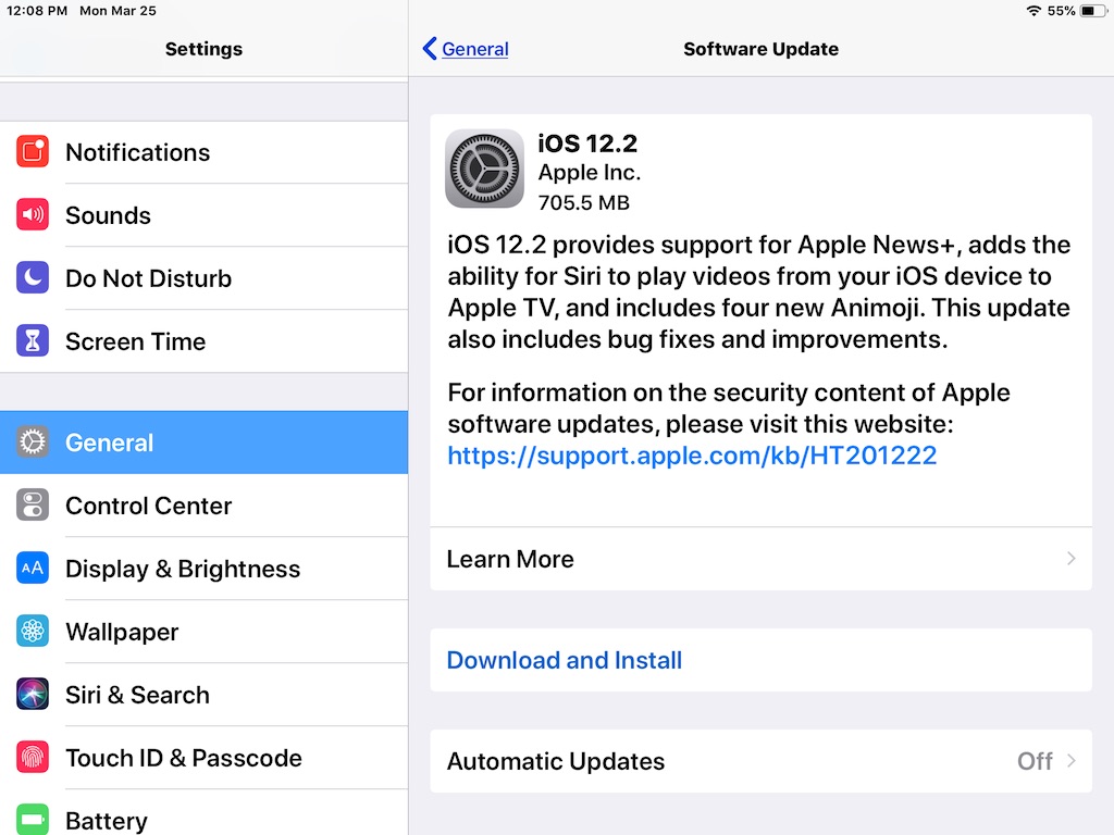 Apple chính thức phát
hành iOS 12.2 tiếp tục sửa lỗi và cải tiến, đồng thời bổ
sung Animoji mới