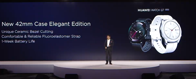 Smartwatch Huawei
Watch GT được bổ sung thêm 2 phiên bản mới Active Editon và
Elegant Edition