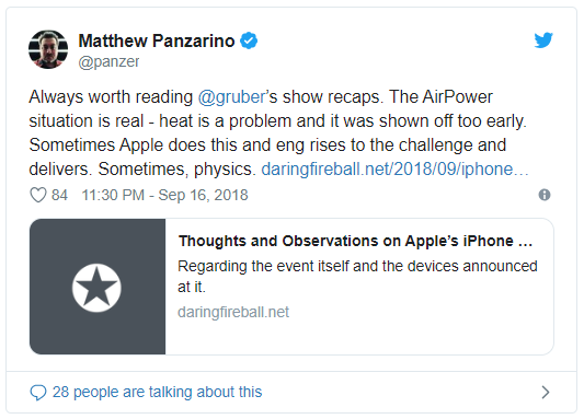 Apple tuyên bố hủy bỏ
AirPower do không thể đáp ứng các tiêu chuẩn chất lượng