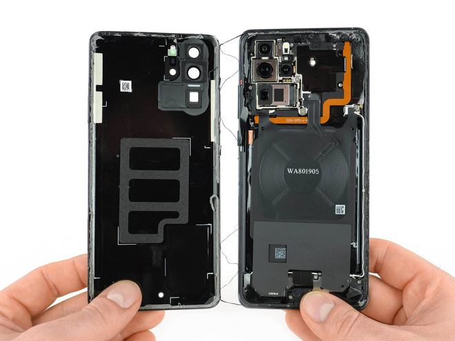 iFixit mổ bụng Huawei
P30 Pro, bị đánh giá là khó sửa chữa với mức điểm chỉ là
4/10