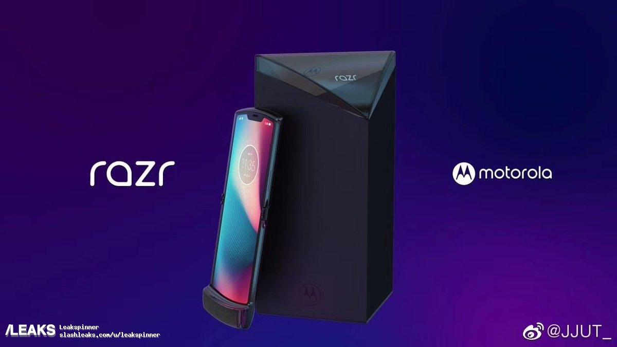 Rò rỉ ảnh render báo chí của Motorola RAZR (2019) với thiết kế màn hình gập ấn tượng