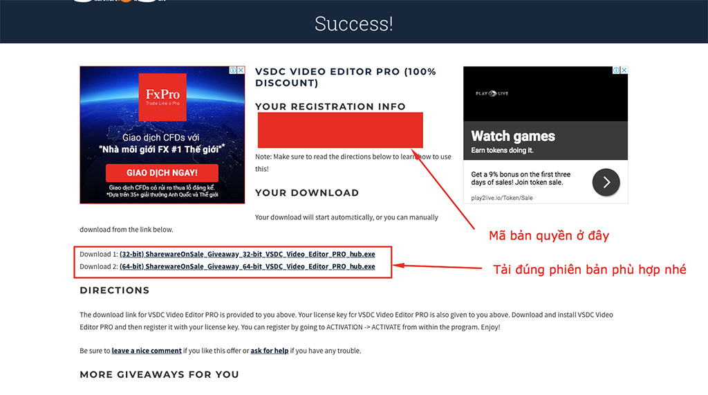 Nhanh tay nhận miễn phíVSDC Video Editor PRO,
phần mềm chỉnh sửa video trị giá 19,99 USD