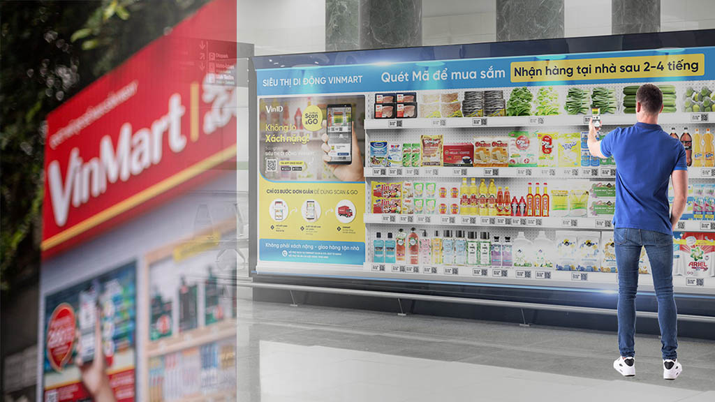 Vingroup mở siêu thị
ảo Vinmart 4.0 đầu tiên tại Việt Nam, quét mã QR, nhận hàng
tại nhà chỉ trong hai giờ