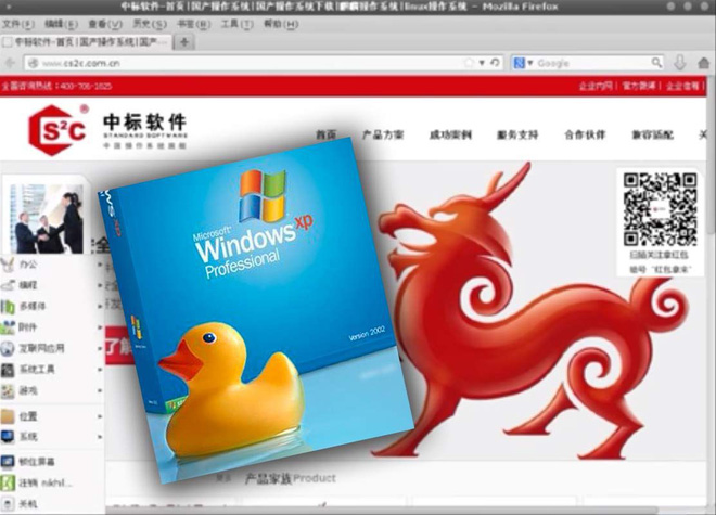Quân đội Trung Quốc
tự phát triển hệ điều hành riêng thay thế Windows