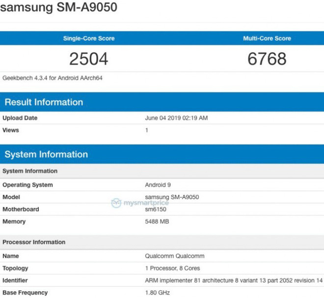 Samsung Galaxy Note10
và Galaxy A90 xuất hiện trên Geekbench