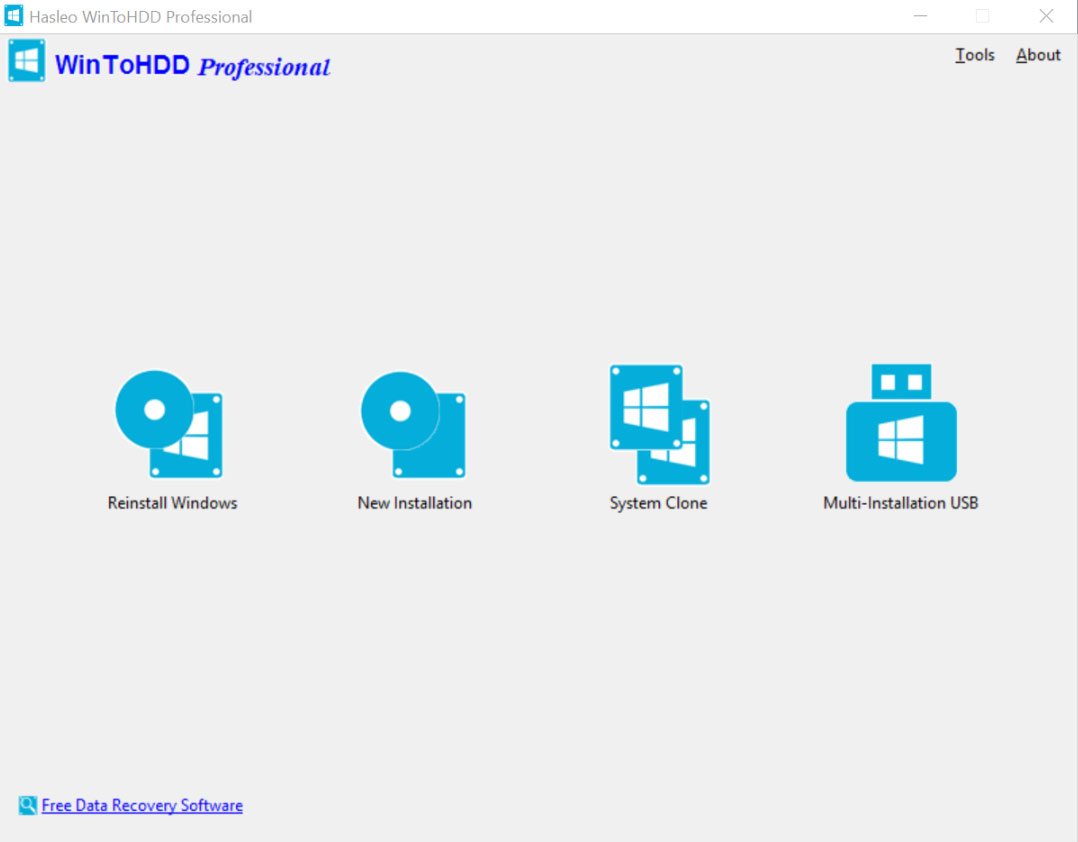 Nhanh tay nhận miễn
phí bản quyền WinToHDD Professional phần mềm hỗ trợ cài đặt
lại Windows không cần USB, DVD