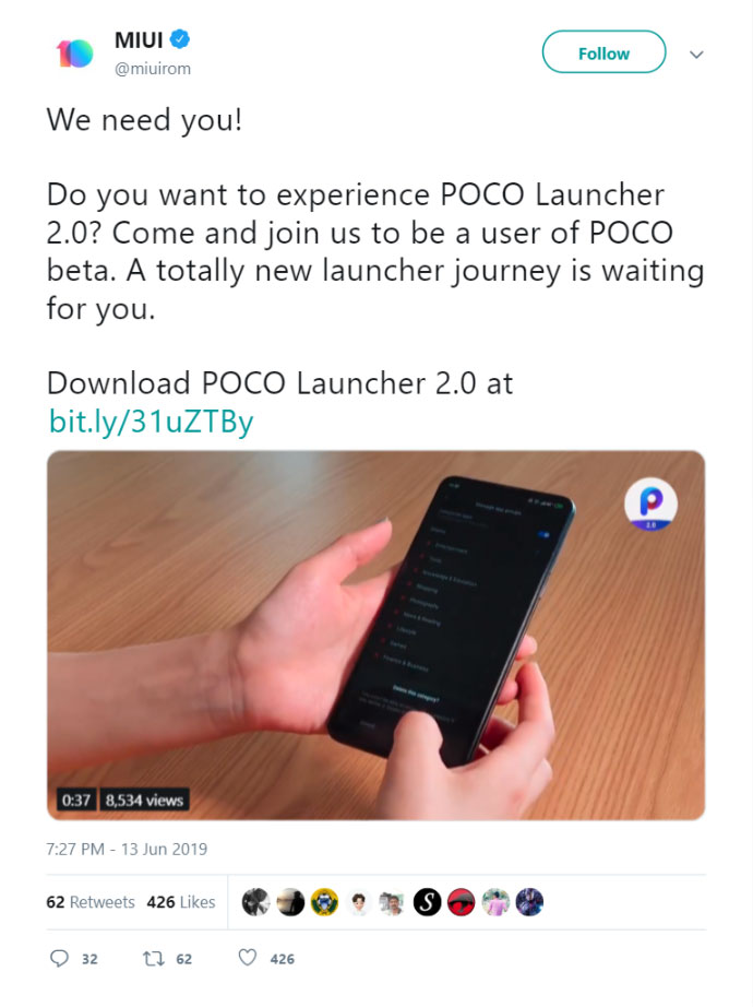 Xiaomi ra mắt Poco Launcher 2.0
với nhiều thay đổi và cải tiến về thiết kế