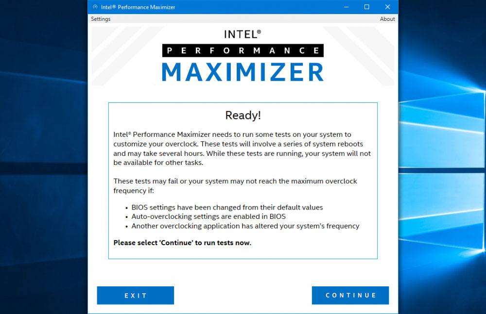  Intel Performance
Maximizer: Công cụ hỗ trợ ép xung CPU tự động chỉ với 1
click đơn giản