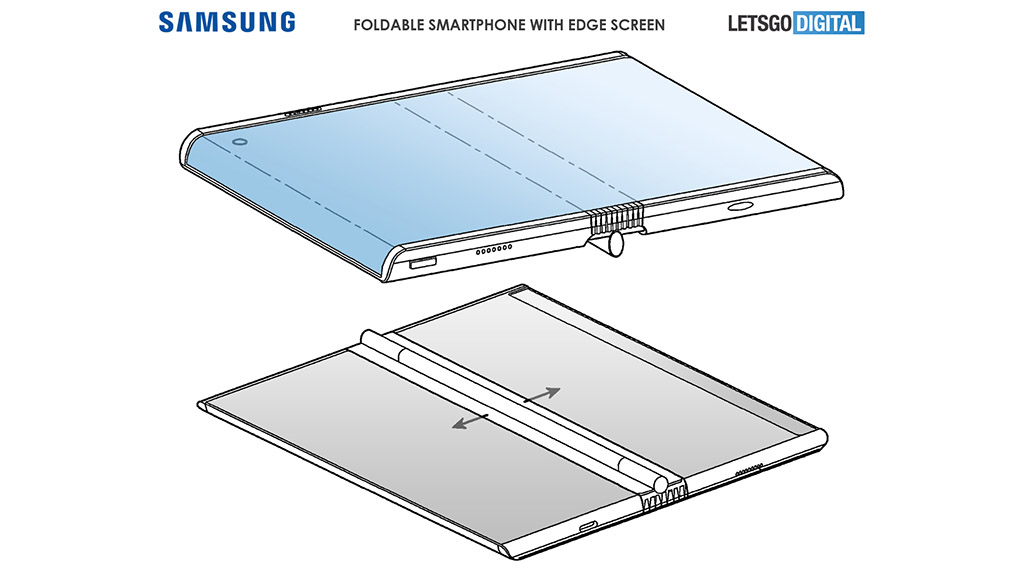 Ngắm concept Galaxy
Fold tuyệt đẹp với màn hình gập ra ngoài được dựng từ bằng
sáng chế của Samsung
