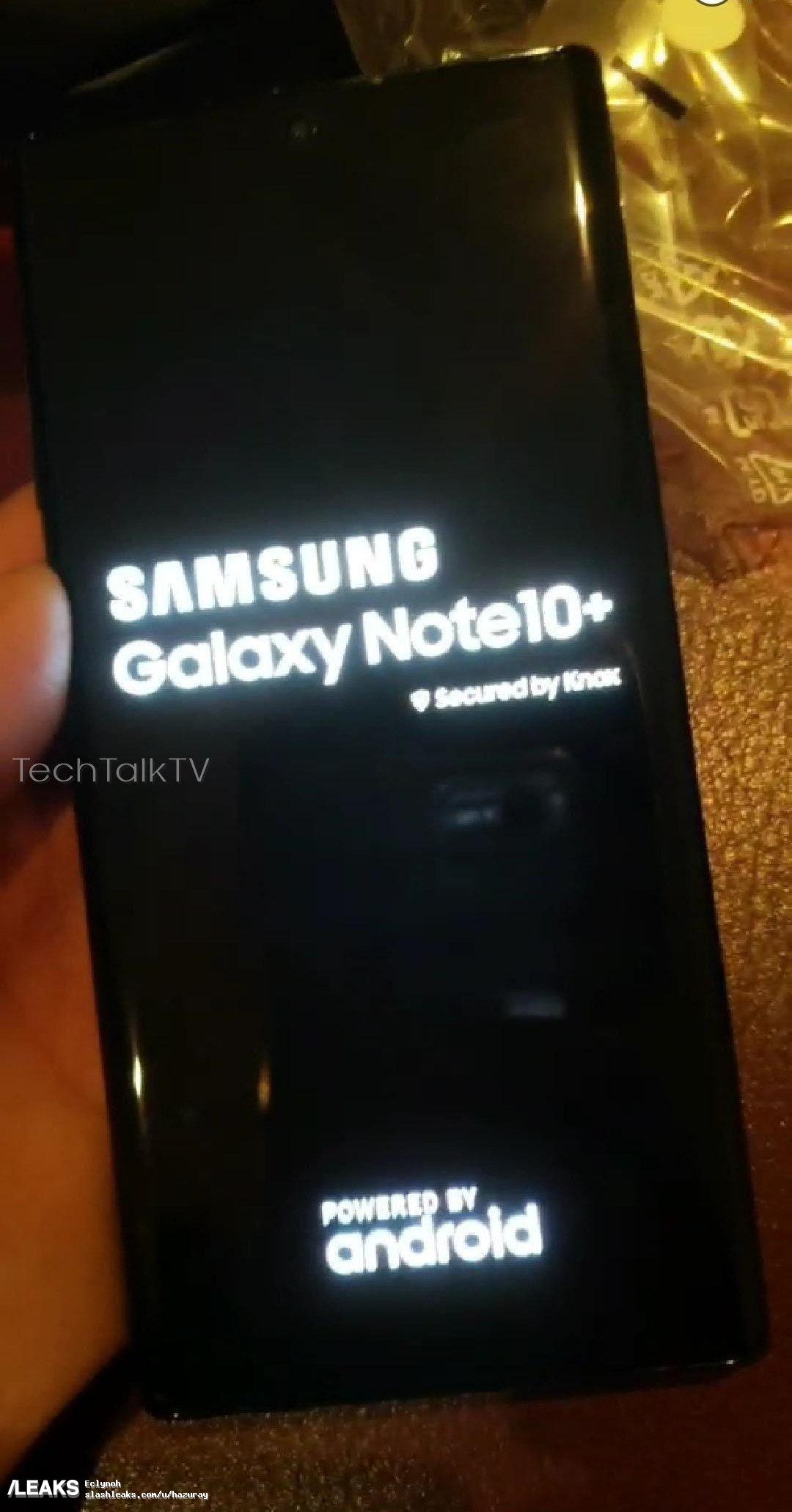 Lộ diện những hình
ảnh thực tế đầu tiên về Samsung Galaxy Note 10 Plus