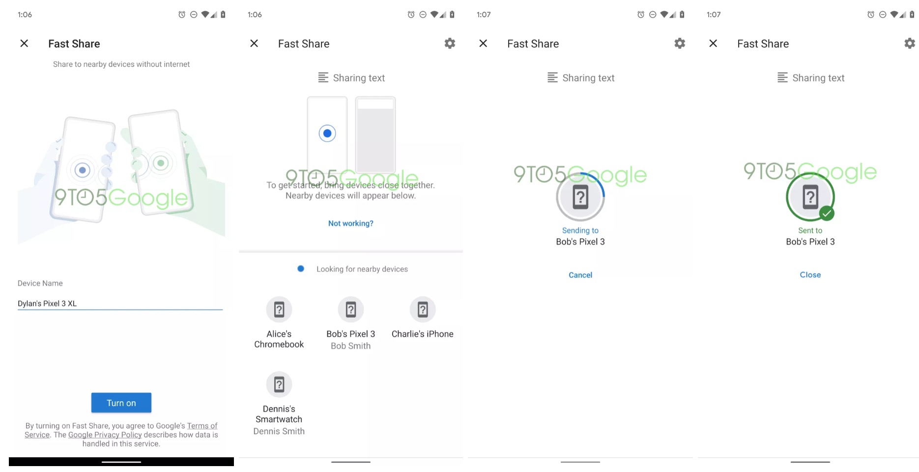 Fast Share: Google sẽ
mang tính năng tương tự Apple AirDrop lên Android
