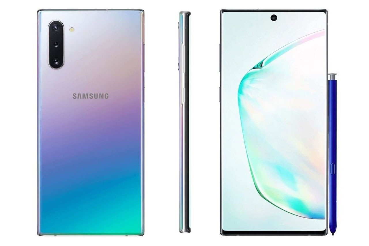 Samsung Galaxy Note
10+ lộ thiết kế vuông vức và có màu gradient như trên Note
10, khác biệt nằm ở camera thứ 4