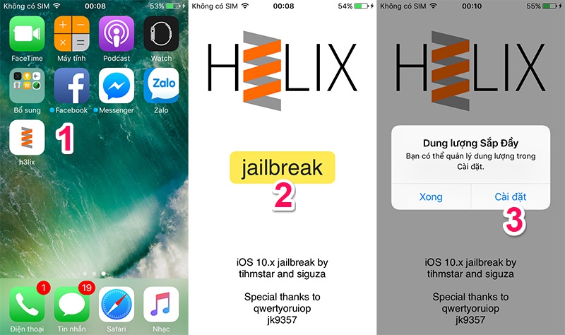 Tihmstar cập nhật
phiên bản mới cho công cụ h3lix, hỗ trợ Jailbreak iOS 10.3.4
trên iPad 4 và iPhone 5