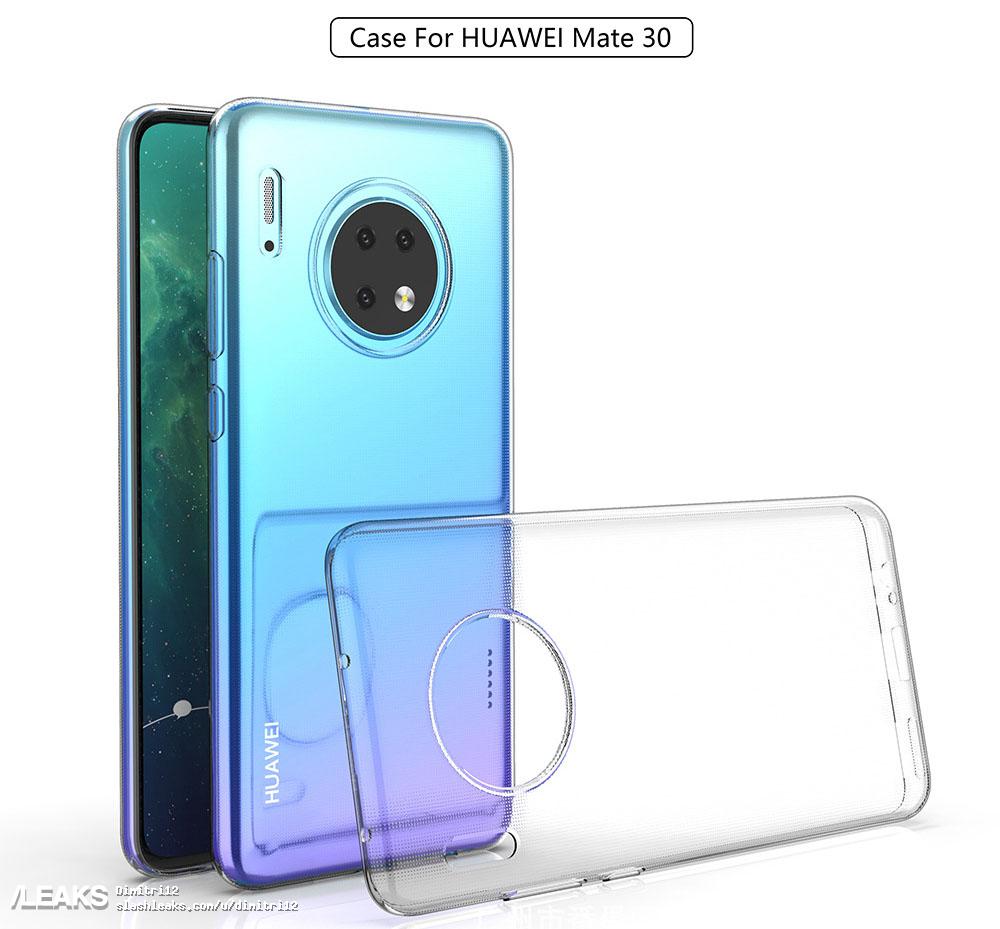 Huawei Mate 30, Mate
30 Pro lộ thiết kế với màn hình tai thỏ, 4 camera chính, cằm
mỏng