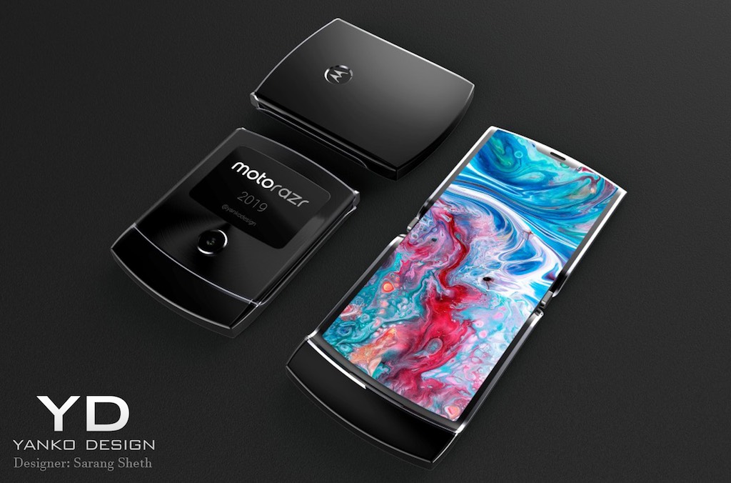 Điện thoại màn hình gập kiểu vỏ sò của Motorola sẽ có giá 1500 USD