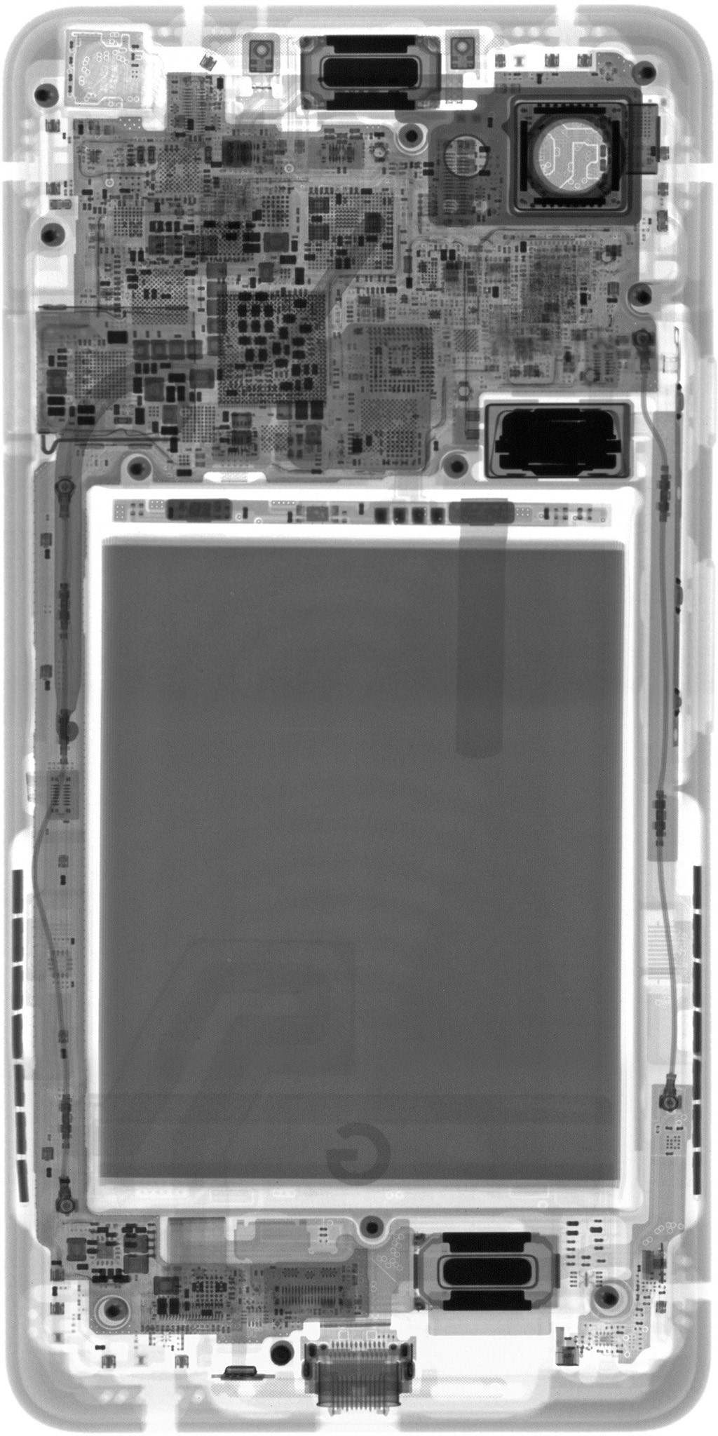 Mời tải về bộ ảnh nền xuyên thấu linh kiện bên trong của Galaxy Note 10   TECHRUMVN