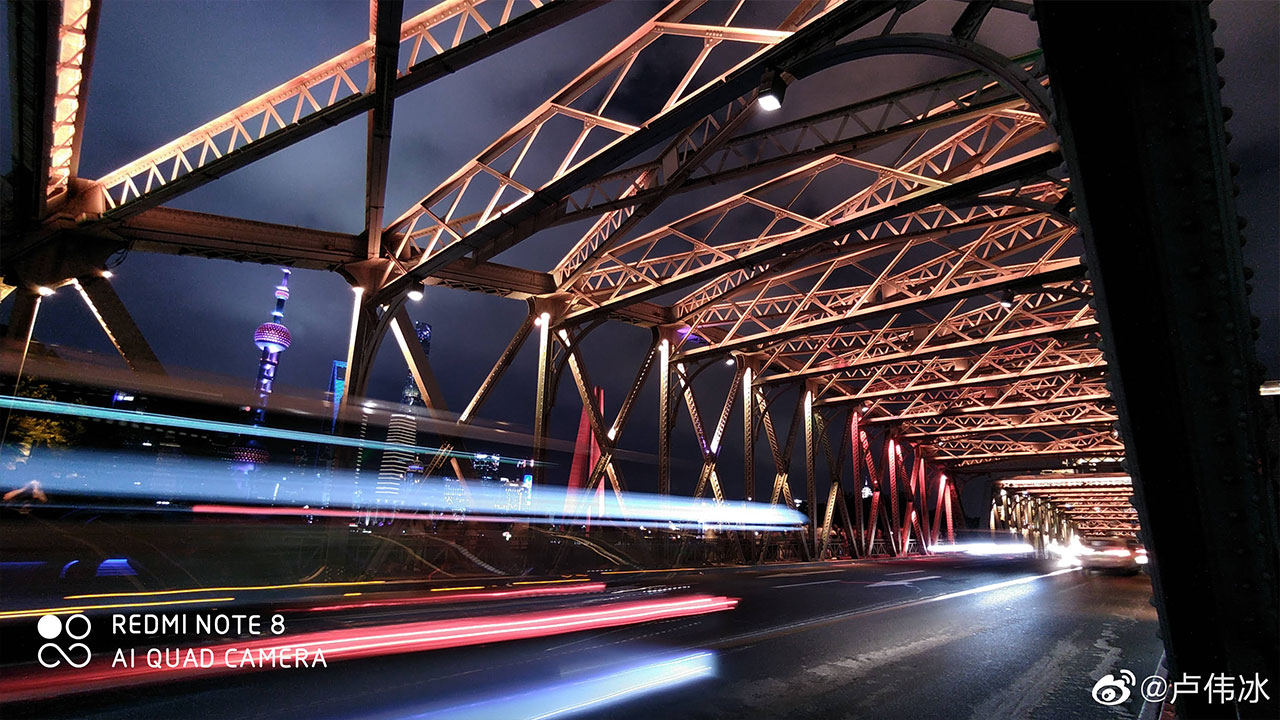 Giám đốc Redmi đăng
tải những hình ảnh chụp đêm ấn tượng từ Redmi Note 8 sắp ra
mắt