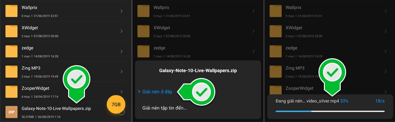 Hướng dẫn cài Galaxy
Note 10 Live Wallpapers lên iPhone và các thiết bị Android
khác