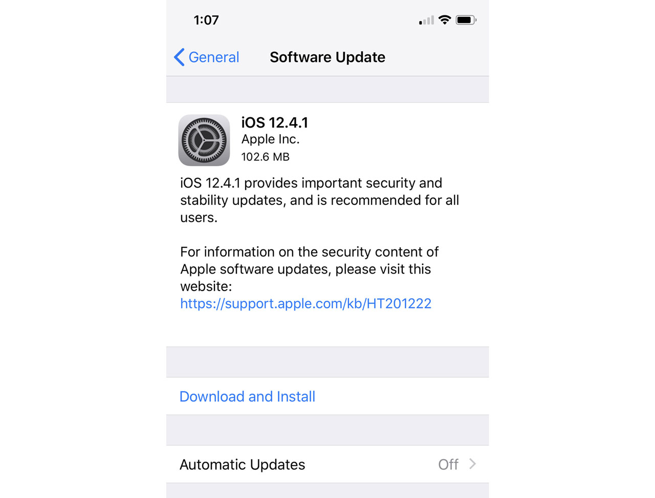 Apple phát hành iOS
12.4.1, vá lỗ hỏng giúp jailbreak trên phiên bản iOS 12.4