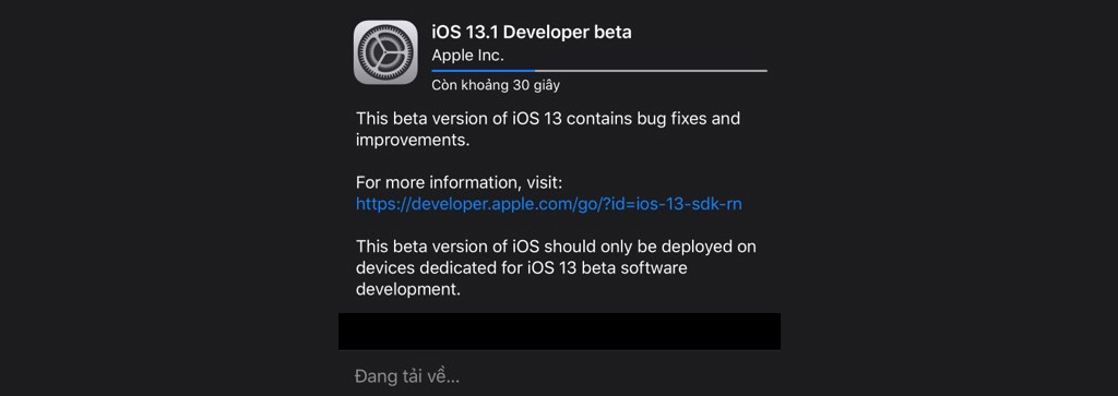 Apple phát hành iOS
13.1 và iPadOS 13.1 beta 1, mời các bạn cùng cập nhật và
trải nghiệm