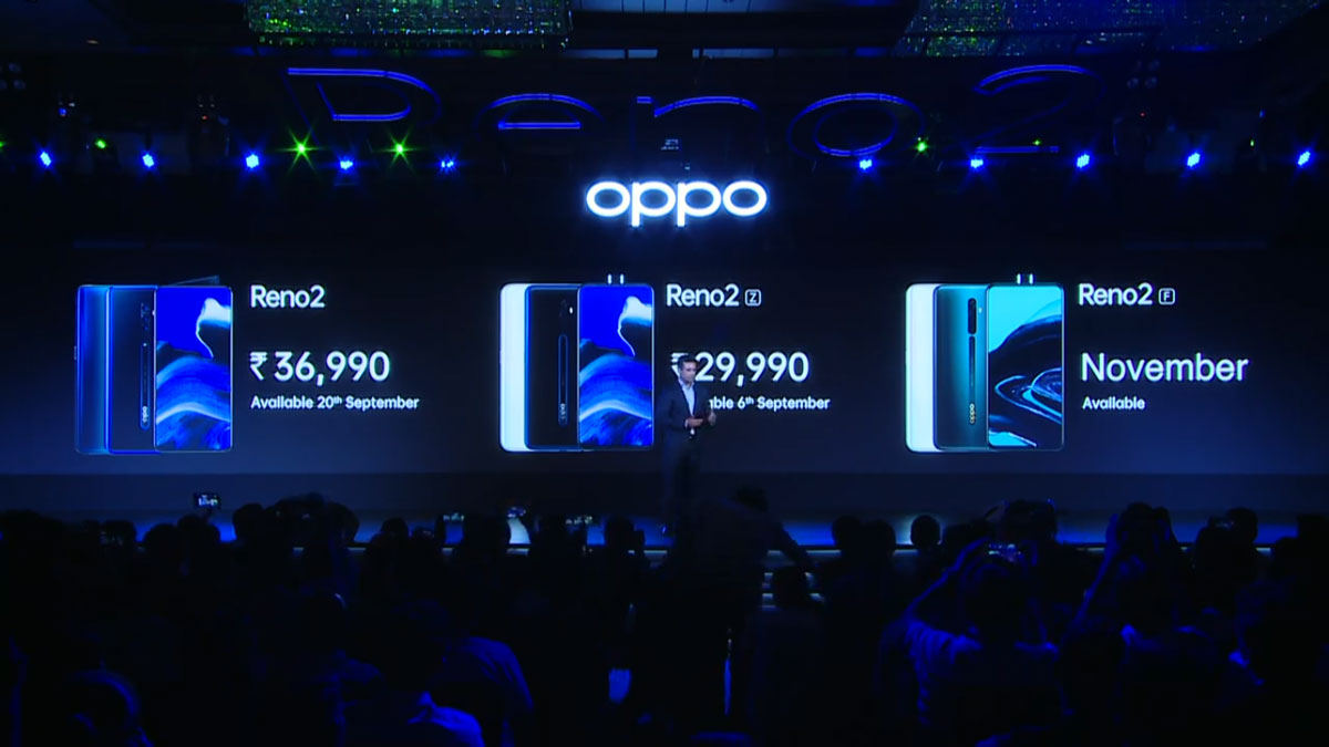 OPPO chính thức trình
làng bộ 3 smartphone  Reno 2, Reno 2 Z và Reno 2 F