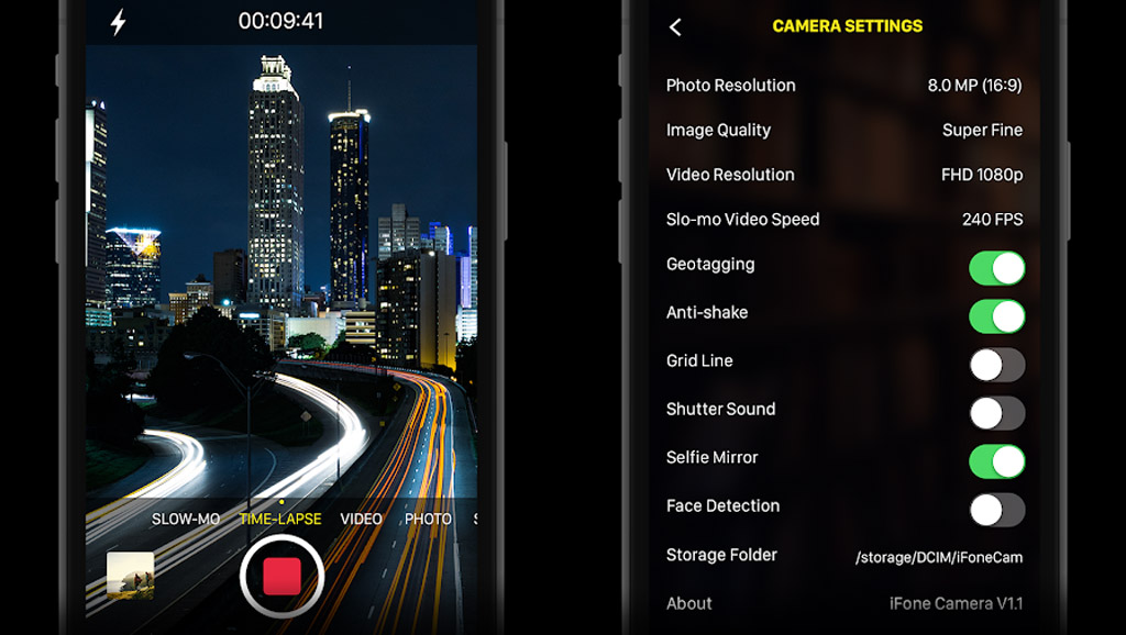 iCamera HD: ứng dụng
chụp ảnh và quay video chuyên nghiệp trị giá 66.000đ đang
miễn phí trong thời gian ngắn trên Google Play Store