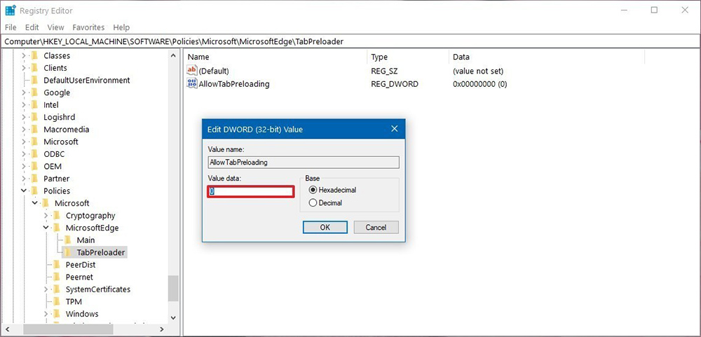 Hướng dẫn tắt hoàn
toàn hoạt động nền của Microsoft Edge trong quá trình khởi
động Windows 10