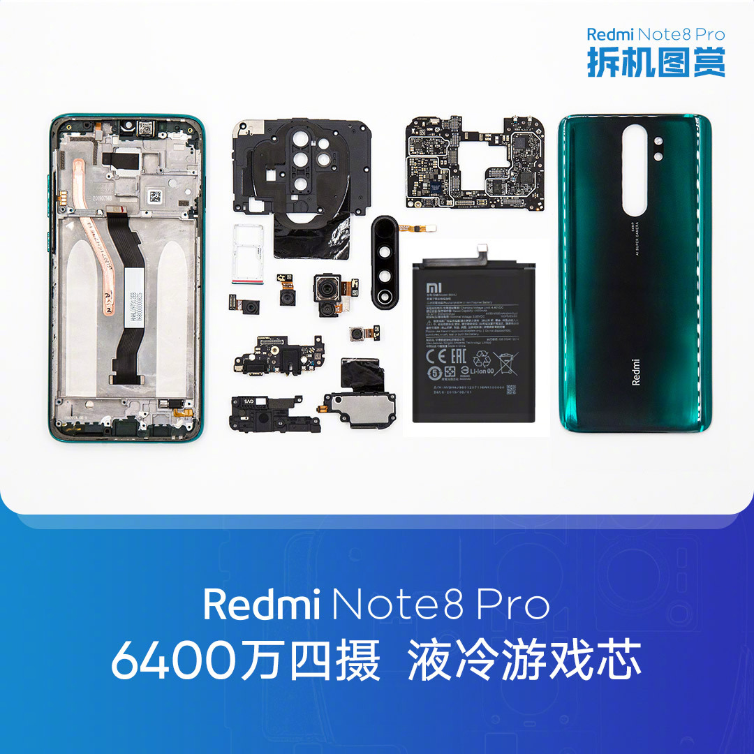 Teardown Redmi Note 8
Pro: Bất ngờ khi máy dùng chip MediaTek nhưng lại hỗ trợ sạc
nhanh Quick Charge