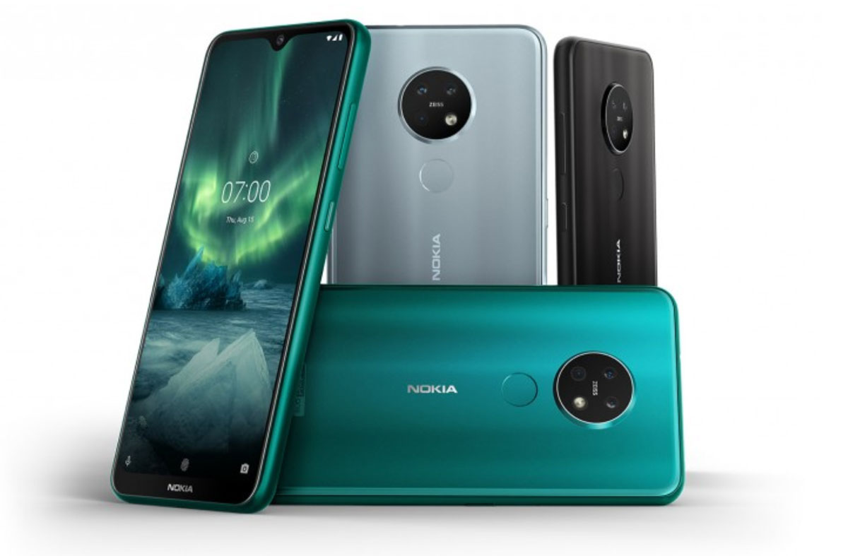 Nokia 7.2 và Nokia
6.2 ra mắt với cụm 3 camera sau hình tròn nổi bật, cấu hình
tầm trung, giá lần lượt 330 USD và 220 USD