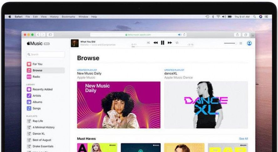 Apple ra mắt phiên
bản beta của Apple Music trên nền web, mời anh em trải
nghiệm