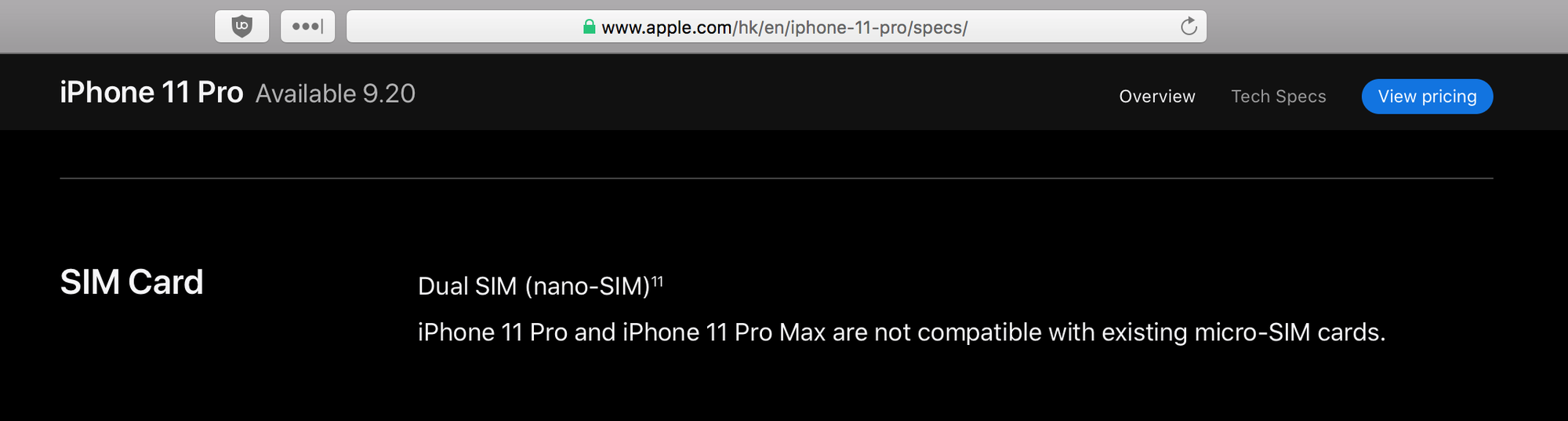 Tin vui cho người
dùng iPhone 2 SIM: iPhone 11 Pro 5.8 inch vẫn sẽ có phiên
bản 2 SIM vật lý