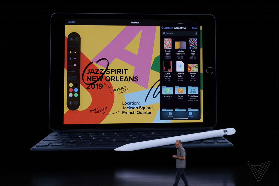 Apple trình làng iPad
10.2inch mới với thiết kế cũ, chip A10 Fusion, dùng được với
Smart Keyboard, giá từ 329 USD