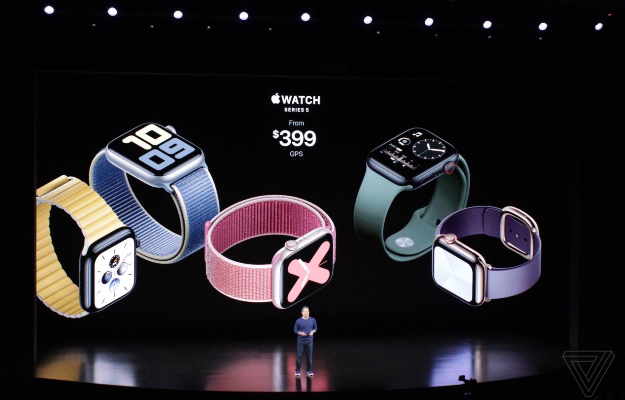 Apple Watch Series 5 chính thức ra mắt với Always On Display, nhiều tính năng mới, giá từ 399 USD