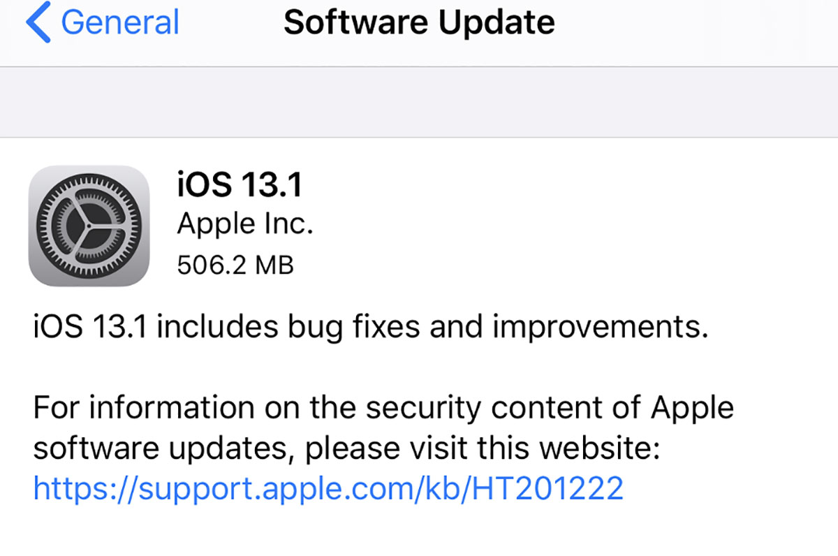 Apple chính thức phát
hành bản cập nhật iPadOS / iOS 13.1 cho tất cả ngươi, mời
các bạn cập nhật