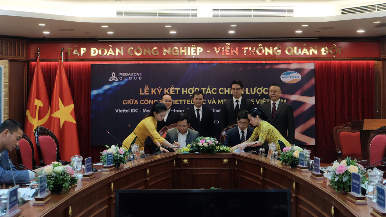 Viettel IDC và
Megazone hợp tác đẩy mạnh điện toán đám mây tại thị trường
Hàn Quốc, Việt Nam