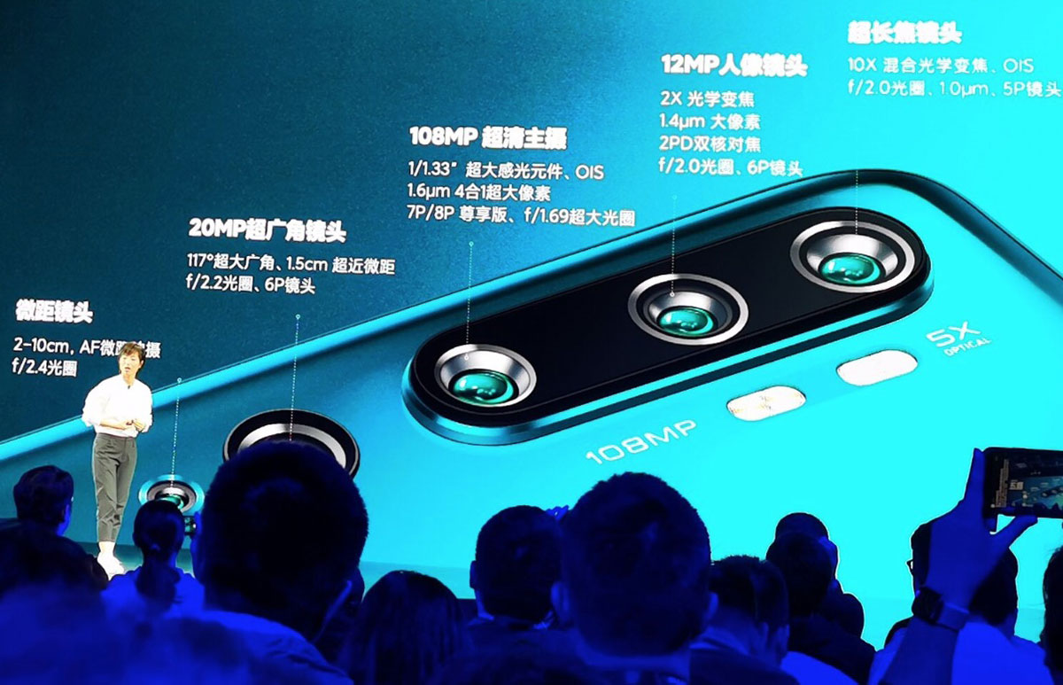 Cận cảnh cảm biến
camera 108MP với kích thước 'khổng lồ siêu to'
trên Xiaomi CC9 Pro