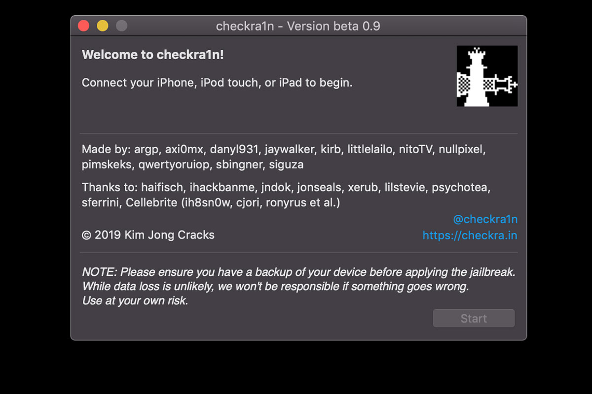 Hướng dẫn cài đặt và
jailbreak iOS 12.3 - 13.2.2 bằng Checkra1n trên máy Mac