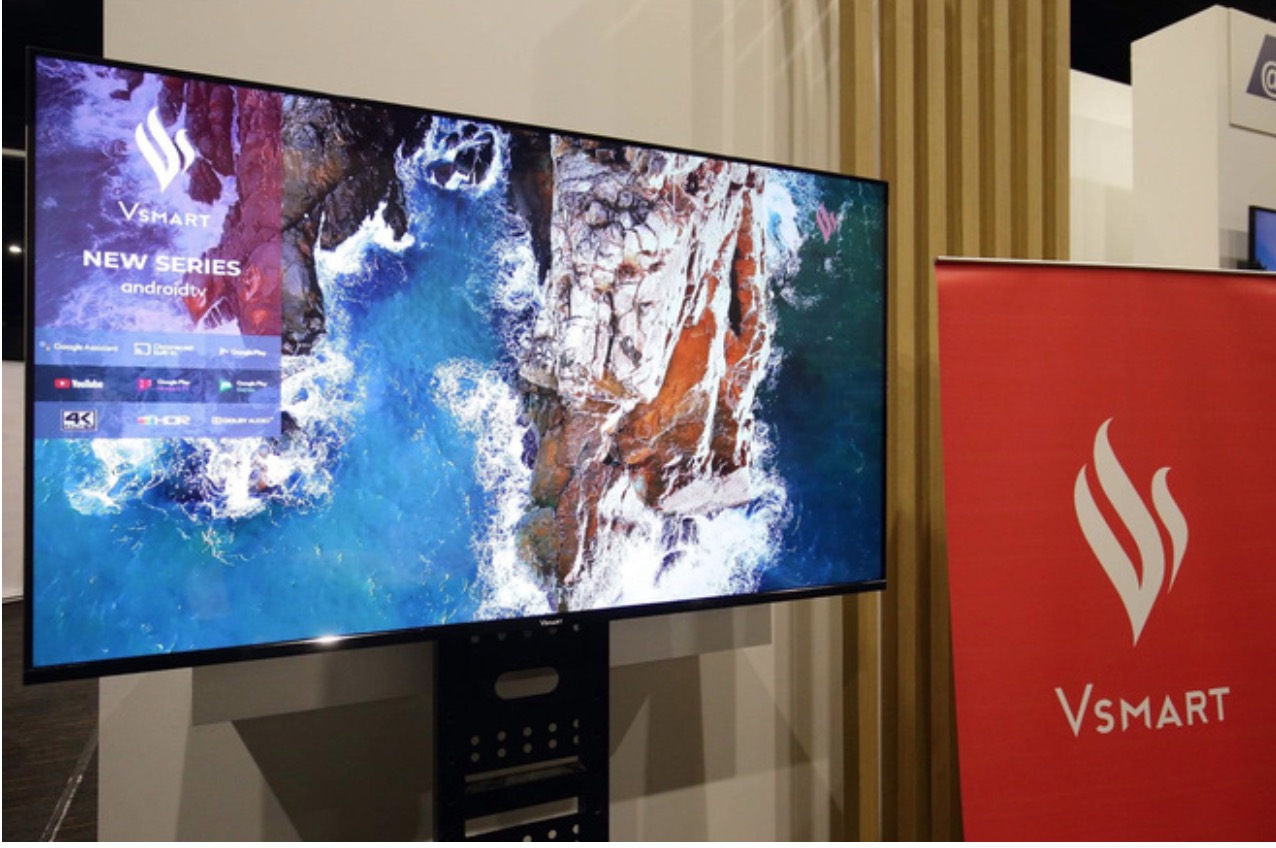 Lộ hình ảnh thực tế SmartTV của Vsmart: Màn hình 55 inch, hỗ trợ độ phân giải 4K, sử dụng Android TV
