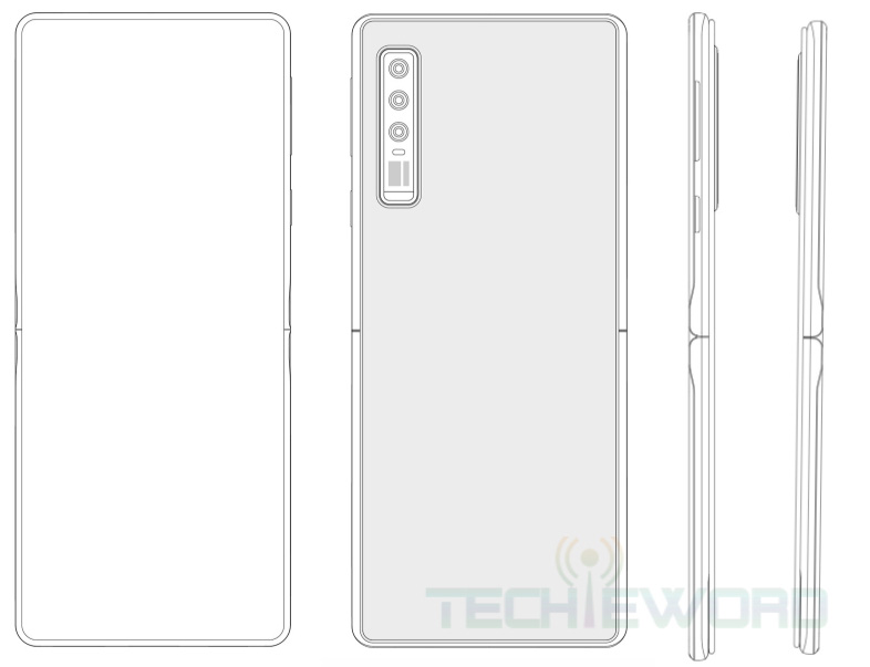  Huawei lộ thiết kế
smartphone màn hình gập giống Motorola Razr 2019