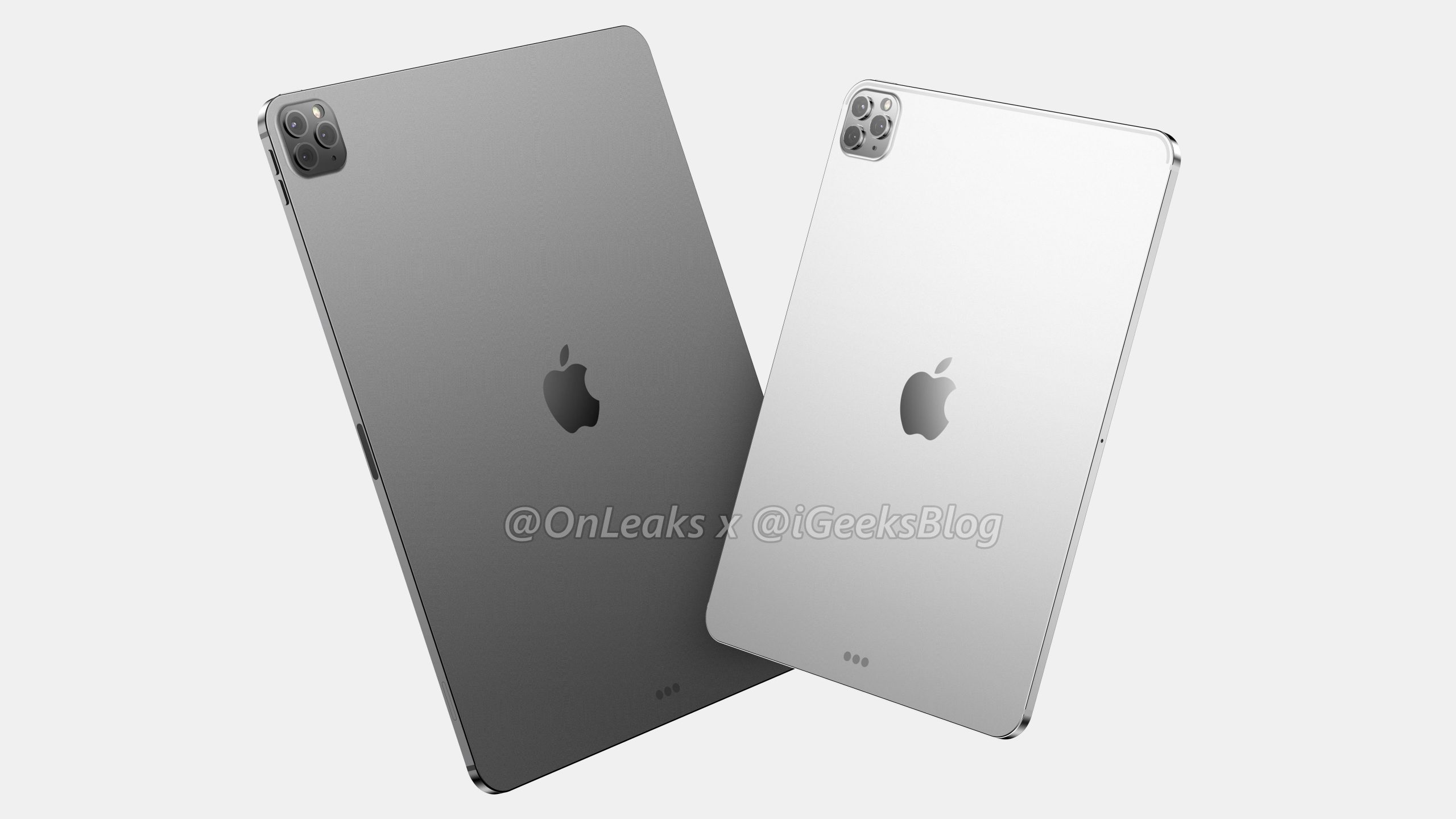 iPad Pro 2020 lộ ảnh render với thiết kế 3 camera tương
tự iPhone 11 Pro