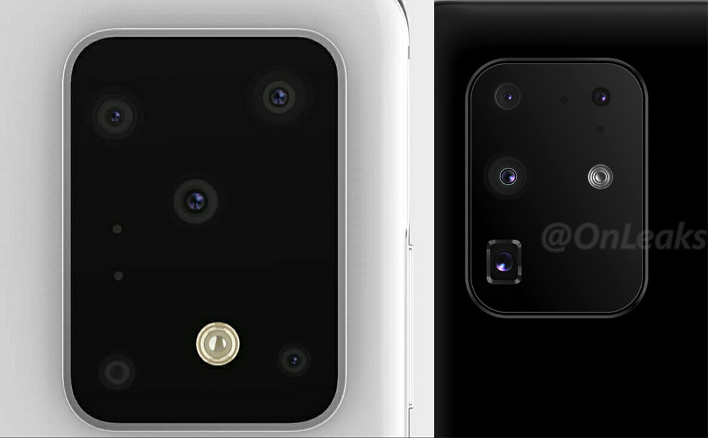  Samsung Galaxy S11+
vẫn chỉ có 4 camera, với cảm biến chính 108MP, cùng ống kính
tiềm vọng 48MP
