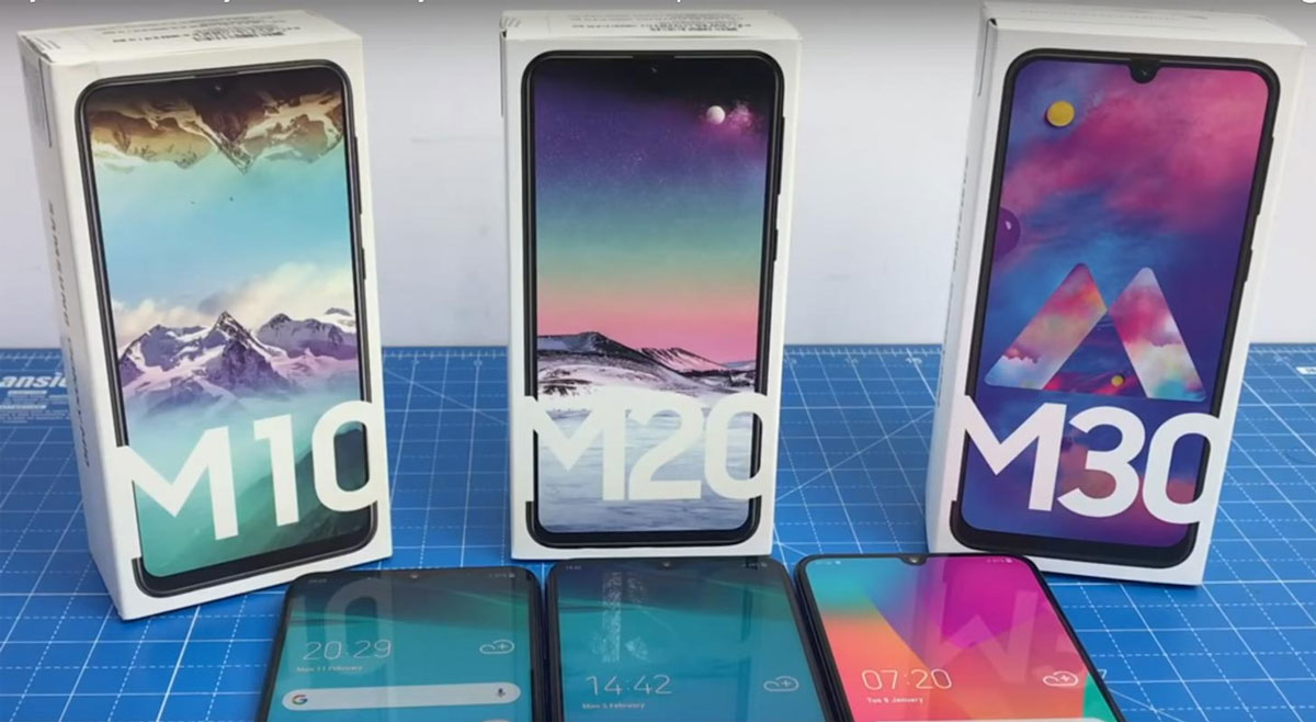 Samsung sắp ra mắt 3
chiếc smartphone thuộc dòng Galaxy M bao gồm: Galaxy M11,
Galaxy M21 và Galaxy M31